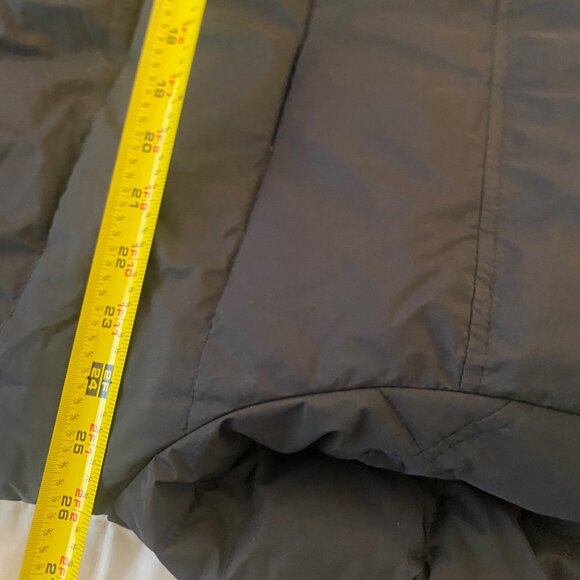 Lands End - size XL - Men's Puffer Coat Black hooded -Primaloft Quilt Insulated - Picture 12 of 12